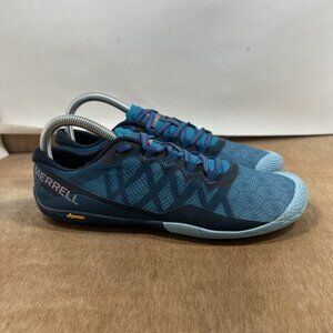 Merrell Vapor Glove 3 Barefoot Sneakers Women’s Size 8 Shoes Blue